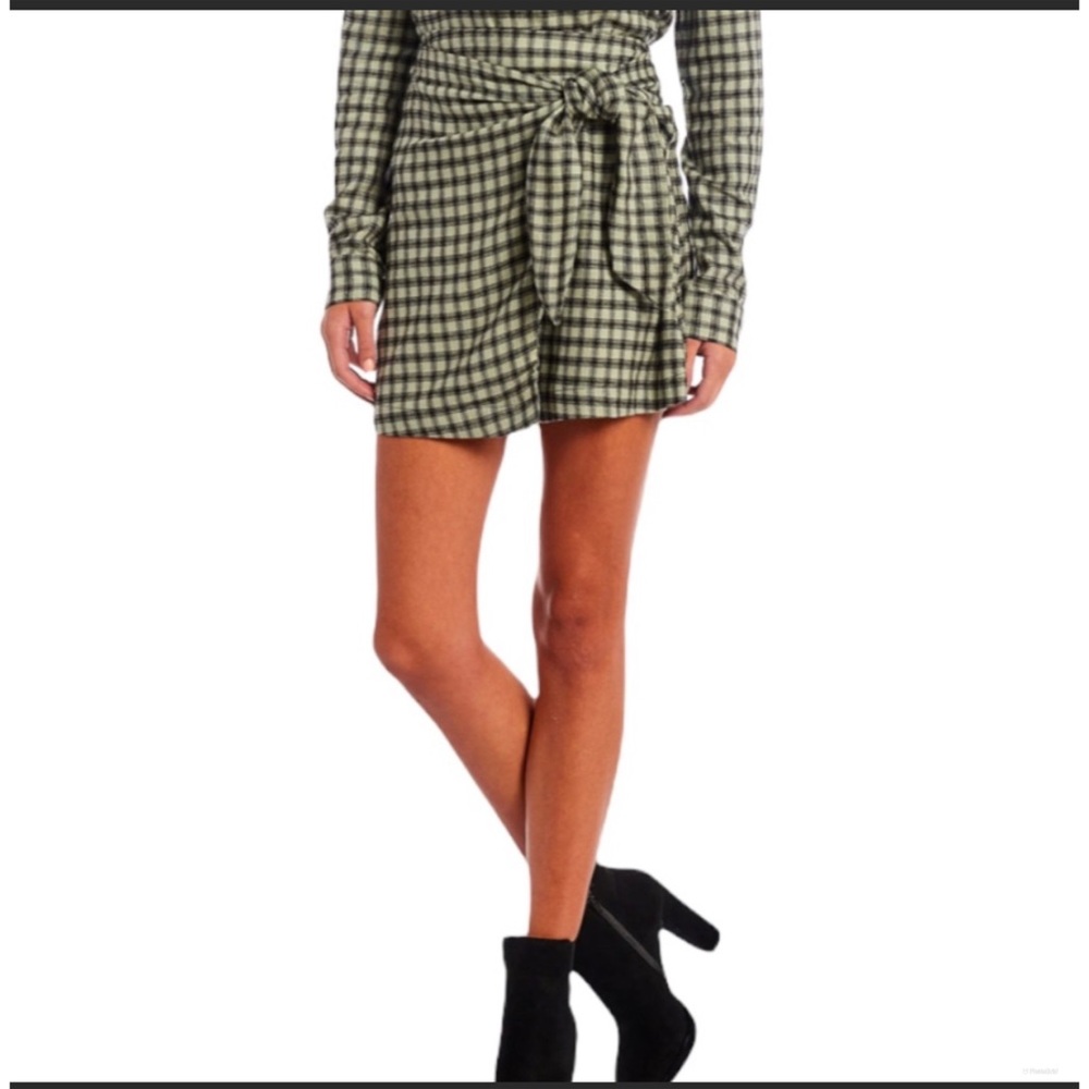 NWT Copper Key Mini Skirt Wrap Front Tie